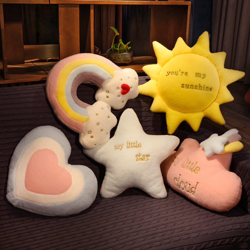 可爱in沙发飘窗床上抱枕女生睡觉床头靠垫少女心靠枕客厅汽车内