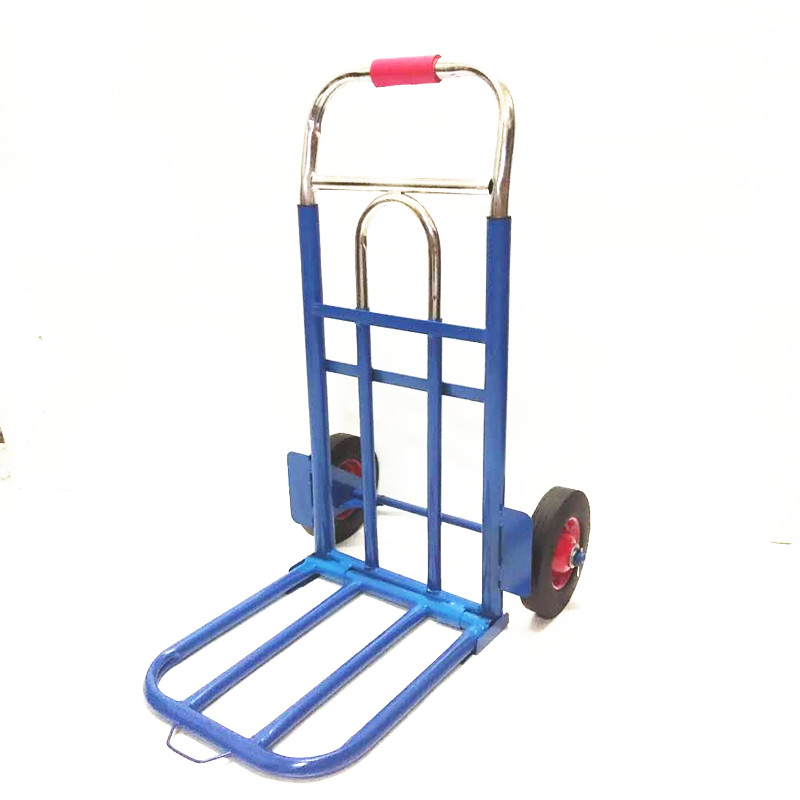 手拉车折叠便携拉货载重王行李拖车家用轮子小推车买菜购物手推车