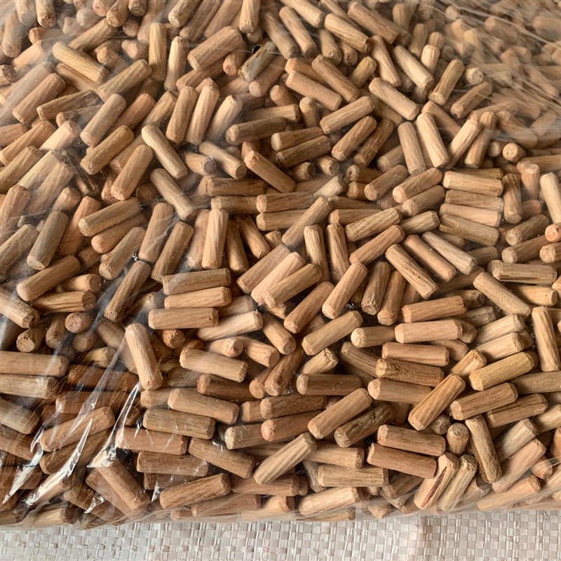 圆木肖木榫木塞木销斜纹木钉5mm粗20mm长木销子家具安装连接件
