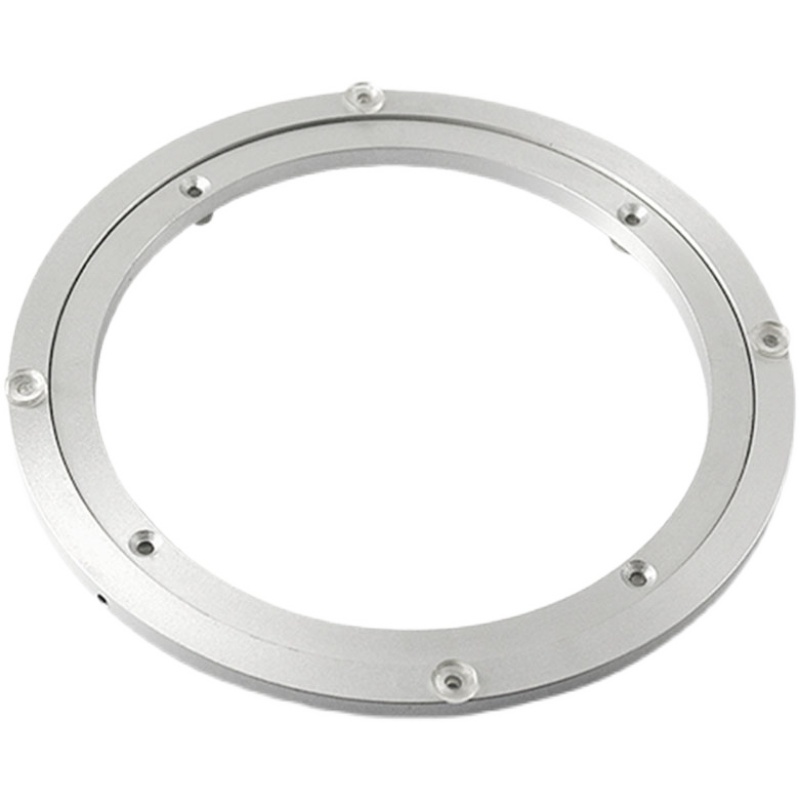 餐桌转盘底座圆桌旋转铝合金大吸盘静音轴承饭桌桌子玻璃实木转盘