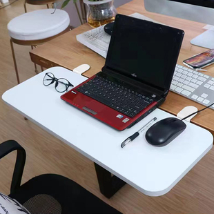 桌面延长板免打孔折叠桌子侧面加长加宽延伸接板电脑托架键盘手托