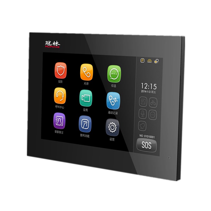 冠林可视楼宇对讲系统室内分机GL-V2门禁米立-V7/F5/V10C/V