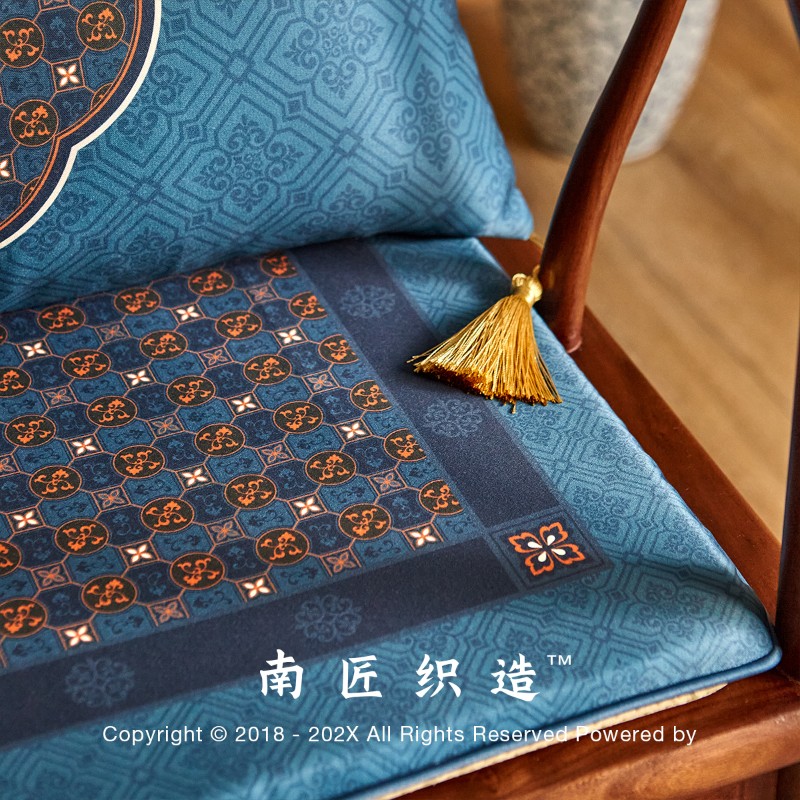 中式红木椅子坐垫圈椅垫子太师椅垫实木家具沙发餐椅座垫官帽椅垫