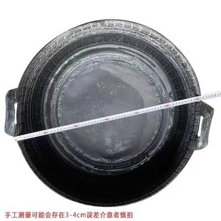 加厚轮胎猪食盆猪食槽料槽喂猪羊鹅鸭补料食槽耐用胶皮盆耐踩漏