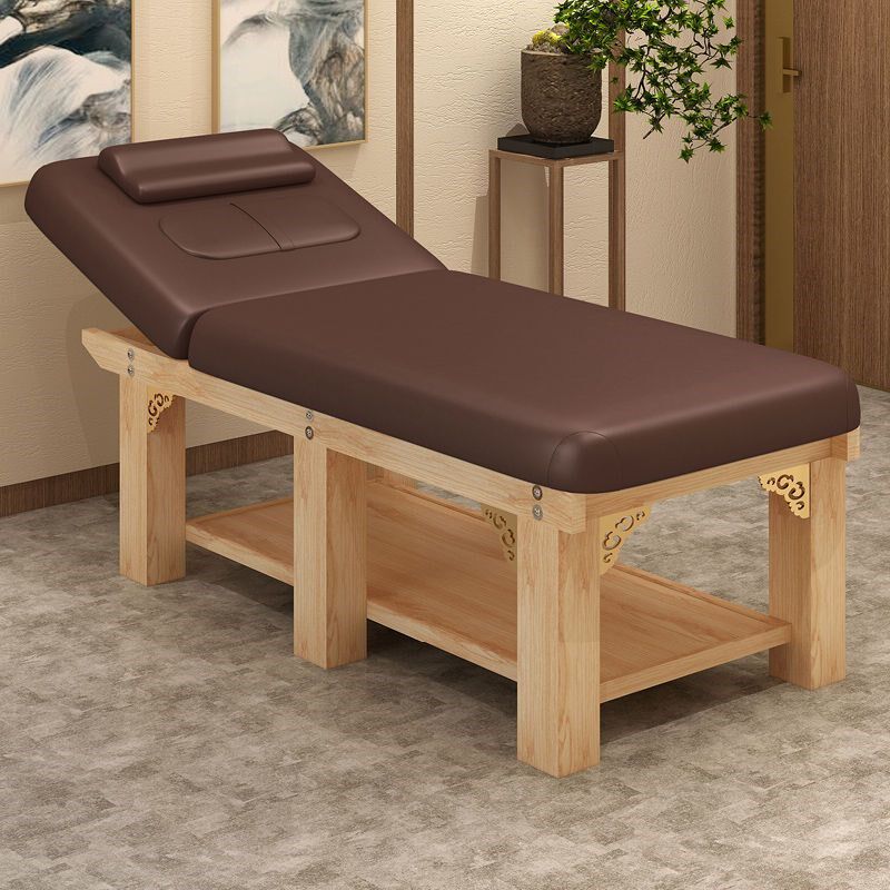 实木床院美体按摩床推拿床理疗床六腿加固