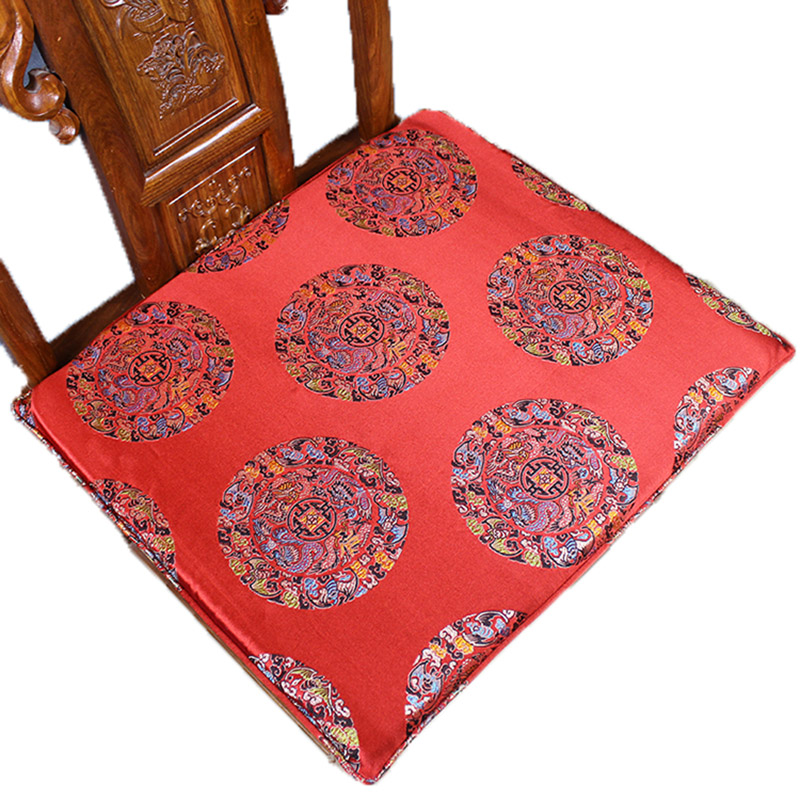 中式椅垫红木沙发坐垫餐椅垫皇宫椅太师椅靠实木圈椅海棉棕垫定制