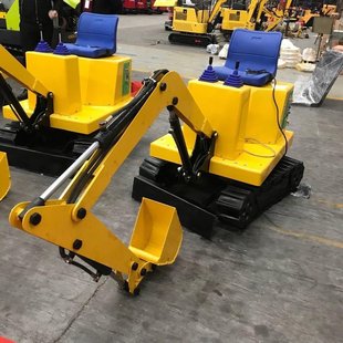 能挖沙子的玩具小挖机 室外儿童游乐挖掘机