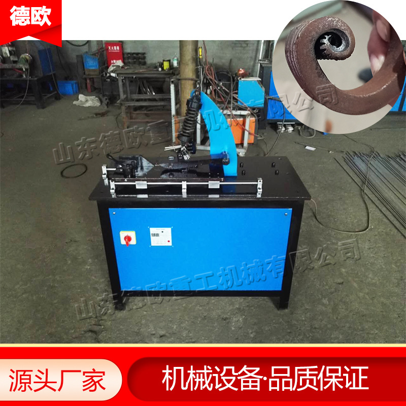 自动液压金属搓卷机 圆钢方钢管材弯花机 花苞打卷铁艺搓花机