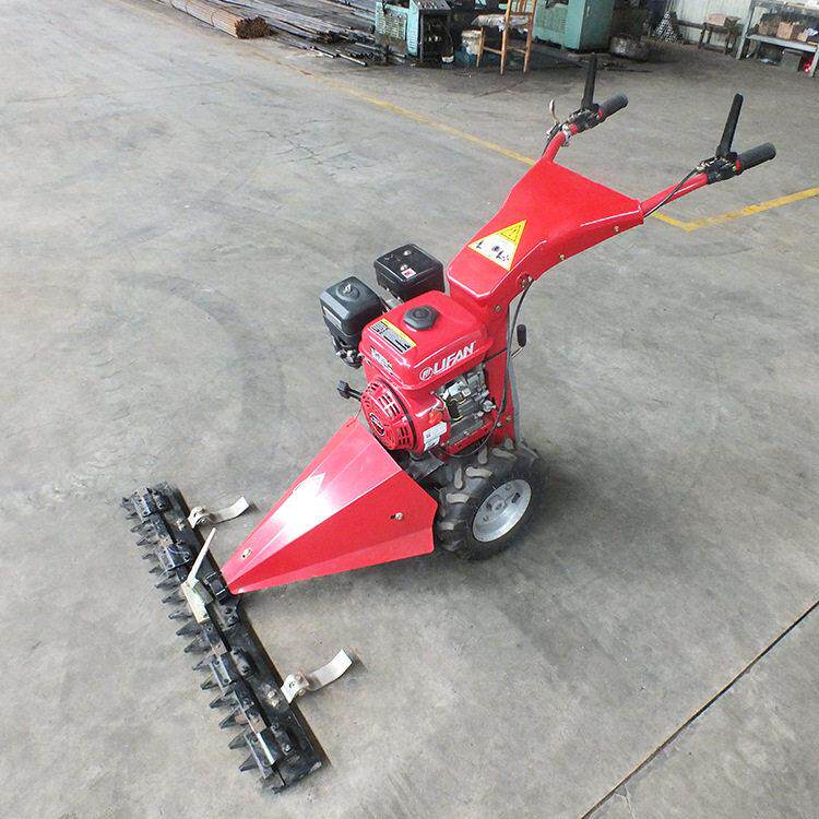 手推汽油割草机自走式牧草收割机80CM120CM宽幅园林开荒割草机