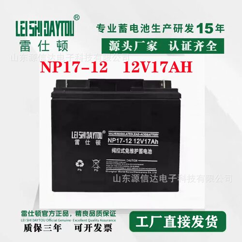 雷仕顿NP17-12铅酸蓄电池