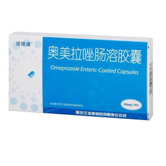 诺捷康 奥美拉唑肠溶胶囊 20mg*14粒