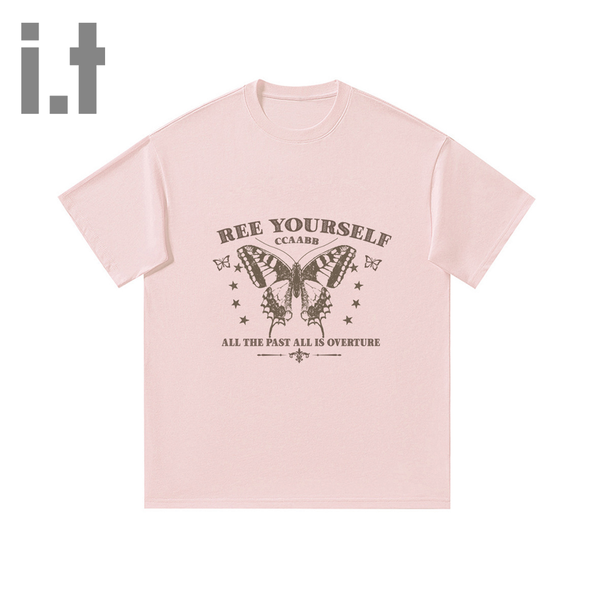 it ccaabb美式复古短袖T恤女绑带小众设计感辣妹短款上衣女K