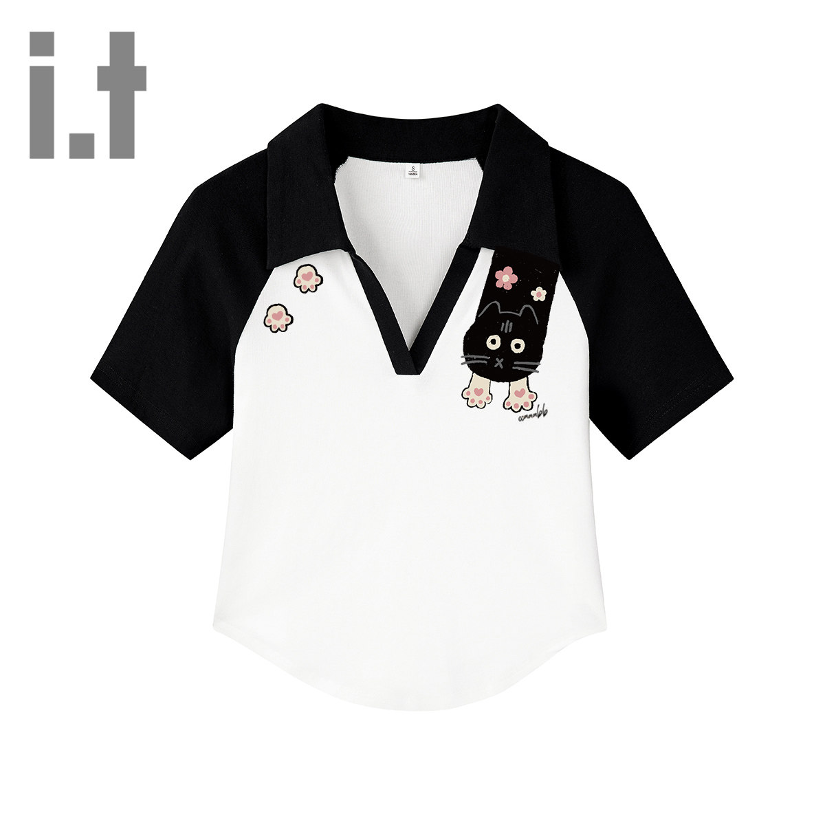 it夏季新款修身短袖T恤