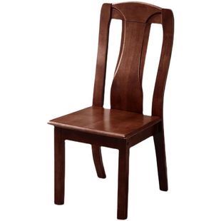 全实木椅子靠背椅凳子餐椅家用书桌饭店餐厅餐桌椅中式仿古加厚重