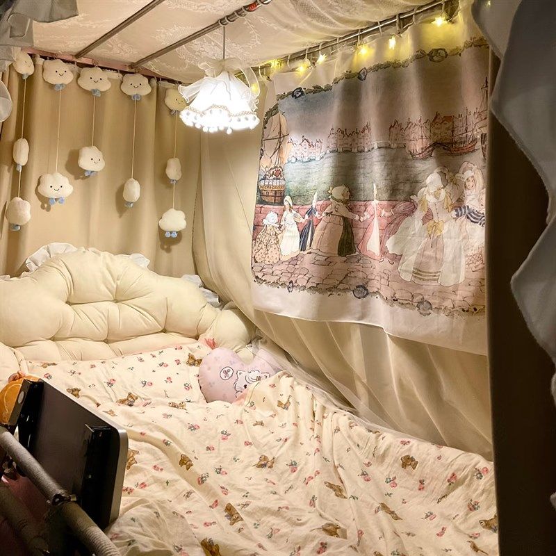 in风下铺防护软包宿舍物床头靠背垫学生卧室改造侧边围挡防撞