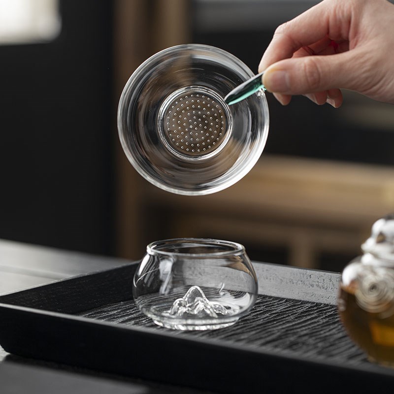 玻璃茶漏家用茶水分离功夫茶创意茶漏斗茶叶隔