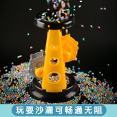 沙池儿童室内玩沙装 宝宝沙滩沙子仿瓷沙围栏池