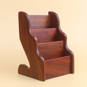 红木名片盒古典红木桌面定制名片盒档木质商务三层名片夹架