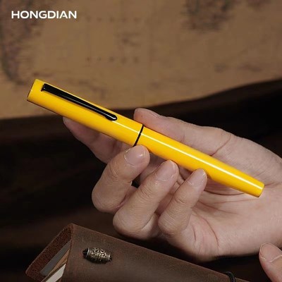 弘典C1特细暗尖钢笔男女士学生办公用高档包尖练字书法笔