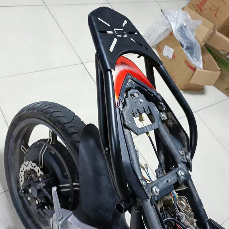 速珂电动车后货架 速柯后架后扶手 OCO货架尾翼改装