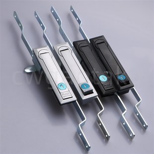 可配多种锁杆 M71 配电箱机柜门平面锁 2天地连杆锁 工业用锁