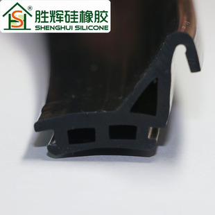 直销白色灰色黑色耐高温硅胶断桥铝隔热铝合金专用等压胶条鸭嘴条