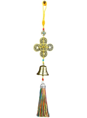 222虎年化五黄二黑挂件六顺帝铜铃铛八顺帝铜葫芦壬寅年家居饰品