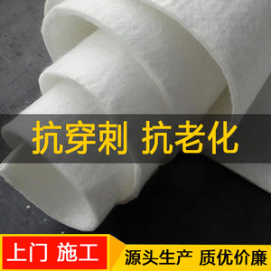 复合土工膜两布一膜防水土工布防渗黑膜沼气池水池水库鱼塘防渗膜