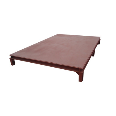 叉车金属钢制托盘两面进叉货架仓库铁托盘车间周转用轻型单面托盘