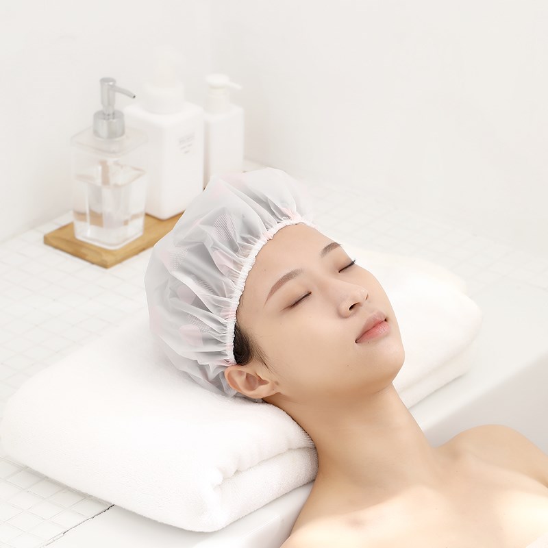 浴帽防水女时尚发膜专用加厚淋浴帽家用儿童洗澡一次性防尘沐浴帽