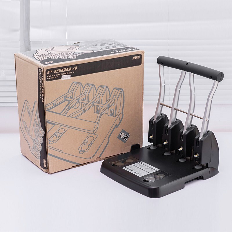 旗文P-10-重型省力四孔打孔机手动打洞机1页加厚圆孔打孔器