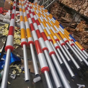 停车场社区圆形栅栏机泡沫杆高速公路收费站防撞铝合金圆杆