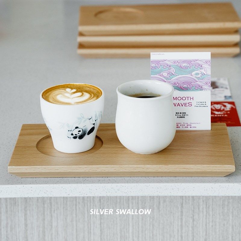 银时燕 咖啡馆木托盘手冲咖啡木托 杯实木COMO出餐托盘