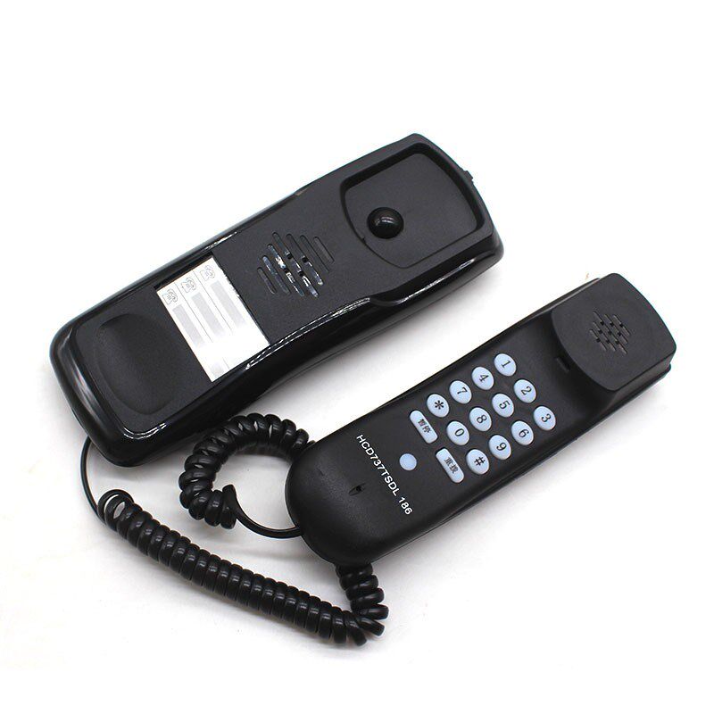 大铃声科挂墙固定电话壁挂式座办公酒店迷你小型分