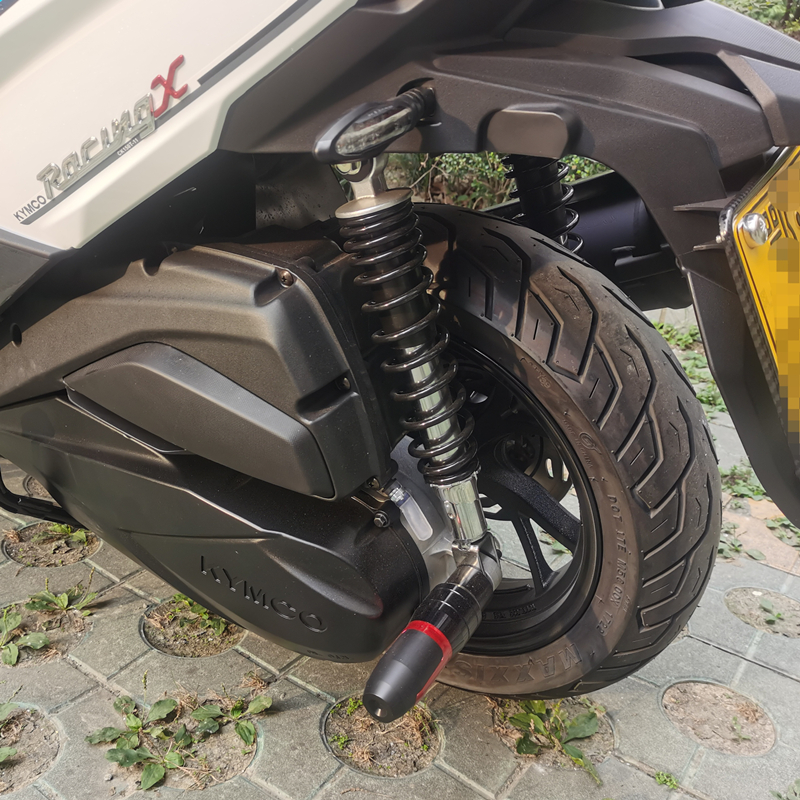 适用光阳RKS150改装排气管防摔棒 RacingX车身保护胶保险防护配件