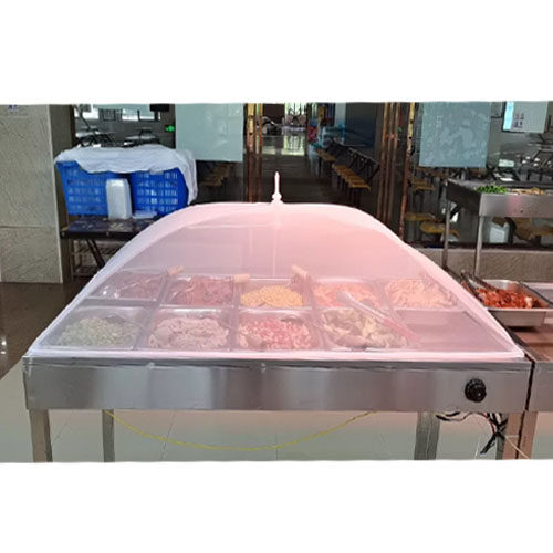 快餐车上的菜罩保温台操作台网纱罩防苍蝇盖菜罩长方型菜罩子大号