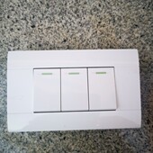 三三位位三门铃关常常闭自动复位关按钮关