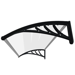 塑钢支架雨棚遮阳遮雨棚家用房檐门窗阳台窗户挡耐力板雨搭篷