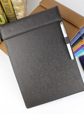 皮革板夹写字垫板夹签字板绘画夹板办公文件板夹会议夹菜单夹