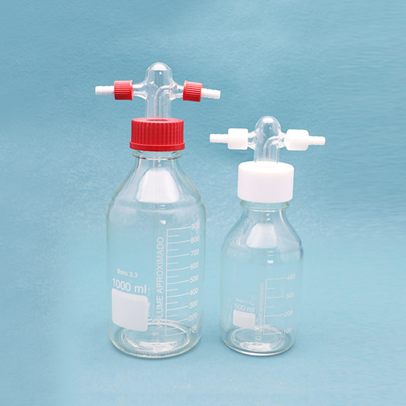 GL5 玻璃螺口洗气瓶 100 0 0 100 真空泵抽装置 耐压减压缓存瓶