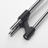 伸缩挂衣杆纵向衣通竖向挂衣杆浅内竖装 挂衣杆 顶装