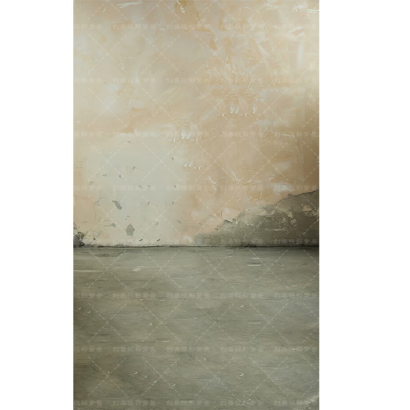 商拍淘宝服饰毕业照喷绘油画布背景影楼橙白墙面肌理写真背景墙纸图片