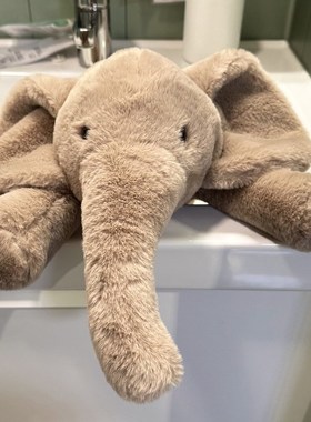 mudge史玛吉大象爱趴趴小象毛绒陪伴宝宝儿童安抚布娃娃