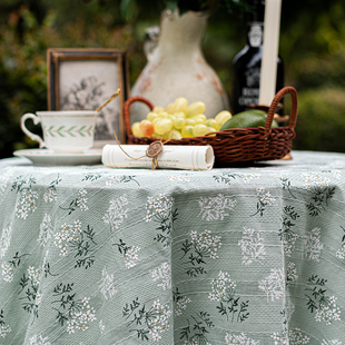 韩式蕾丝碎小新桌布法式复古餐桌布茶几盖巾布长方形台布