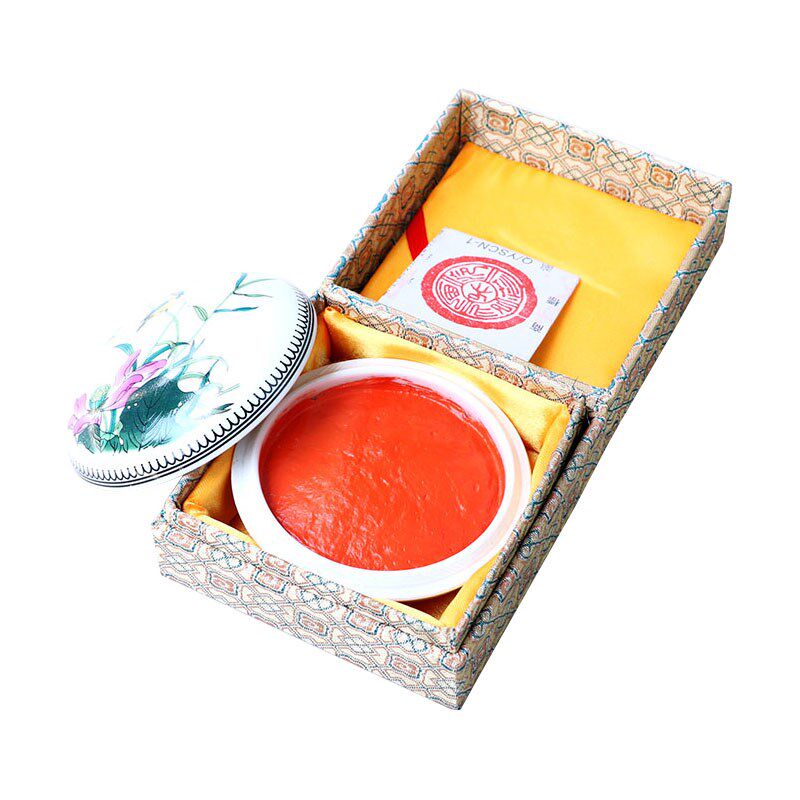 上海西泠印社印泥书画专用盒装篆刻书法粉彩潜泉上品朱膘朱砂印泥