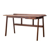 野木知春实木书桌北美卧室书房学习写字办公电脑桌子