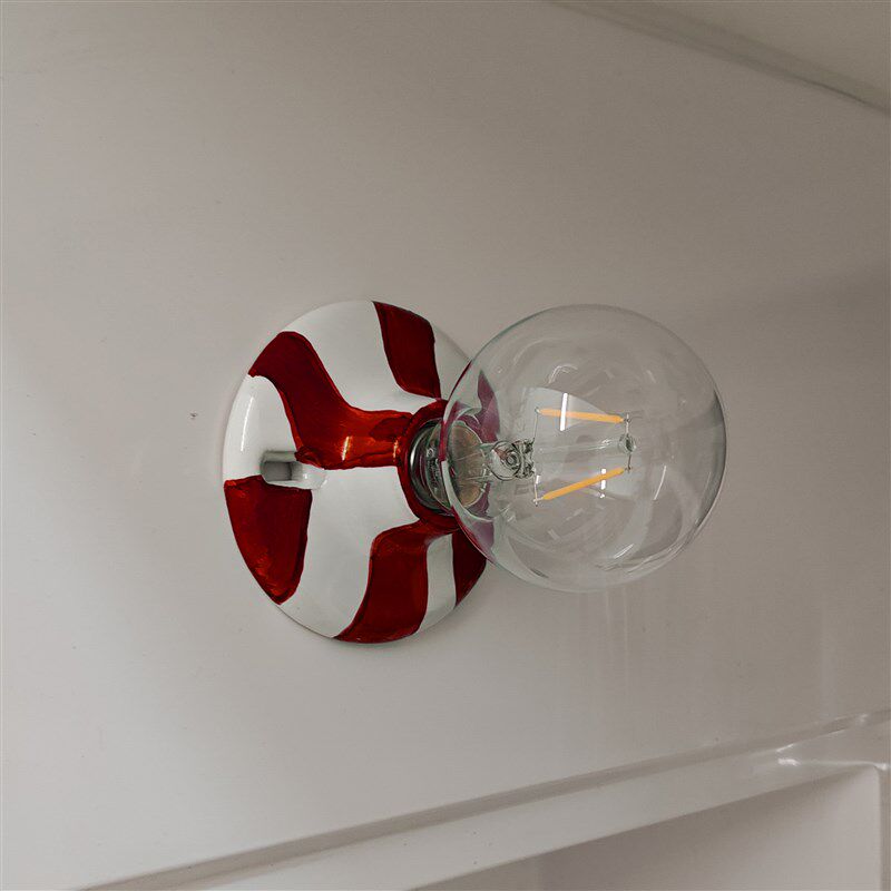 艺术家出手工手绘级感复古洗手台镜前陶瓷壁灯创意个性壁灯