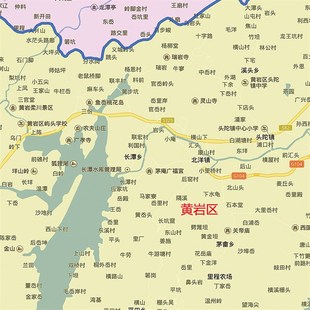 202新款台州市地图贴图办公室挂图高清防水墙壁贴超大装饰画定制