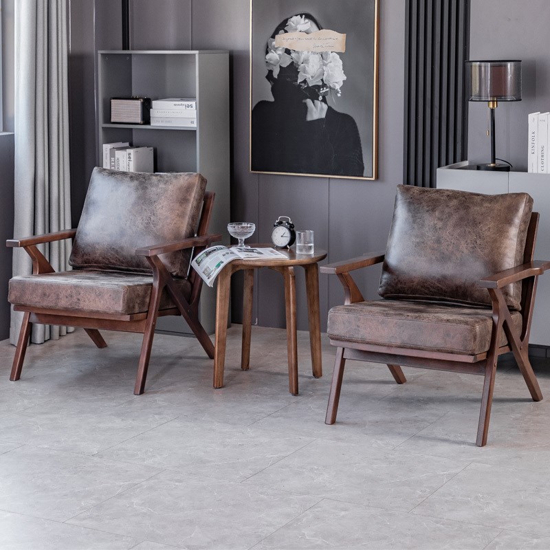 设计师沙发椅阳台休闲侘寂椅单人椅懒人沙发休闲椅卧室小沙发椅子