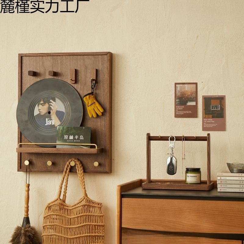 遮挡电表箱装饰画胡桃木网弱电箱盖板多媒体挂画实木电闸配电箱子
